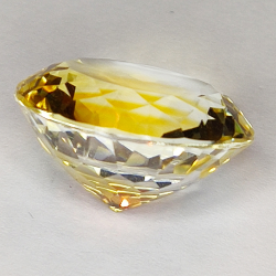 24.79ct Citrine coupe ronde 20x20mm