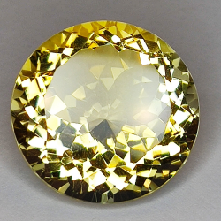 24,42ct Citrin rundschliff 20x20mm