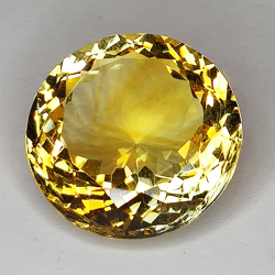 24,01ct Citrin rundschliff 20x20mm