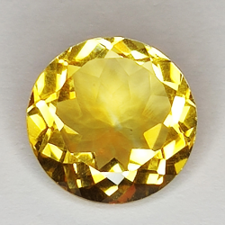 8,33ct Citrin rundschliff 14x14mm