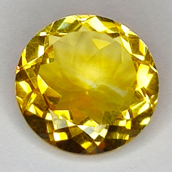 8,33ct Citrin rundschliff 14x14mm