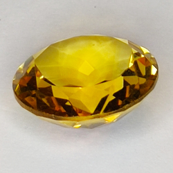 8,33ct Citrin rundschliff 14x14mm