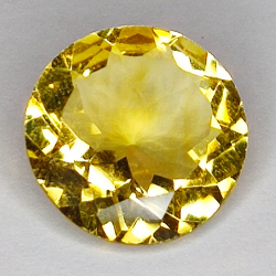 6,99ct Citrin rundschliff 14x14mm