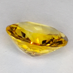 6,99ct Citrin rundschliff 14x14mm