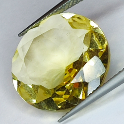 10.16ct Citrine coupe ronde 16x16mm