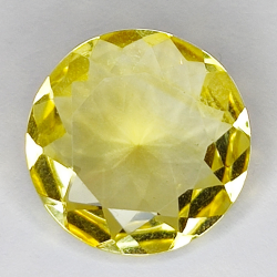 10,16ct Citrin rundschliff 16x16mm