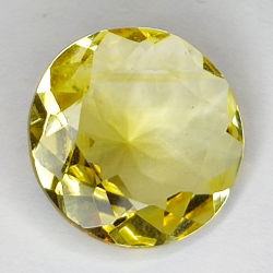 10,16ct Citrin rundschliff 16x16mm