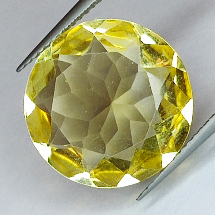 10,16ct Citrin rundschliff 16x16mm