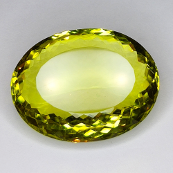 34.52ct Lemon Quartz oval cut 26x20mm