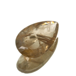 24,43ct. Rutile Quartz Pear Cut