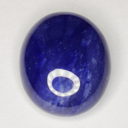 20,81ct Blauer Saphir cabochon oval 18x14mm