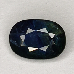 1.11ct Saphir Bleu coupe ovale 7x5mm