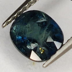 1.05ct Zafiro Azul talla oval 6.3x5.3mm