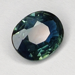 0.63ct Zaffiro Blu taglio ovale 6x4mm