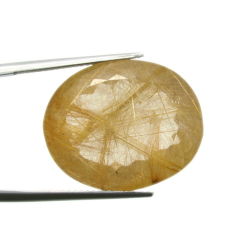 29.30ct. Rutile Quartz Oval Cut