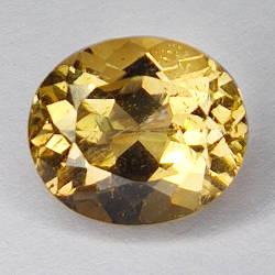 6.67ct Champagne Topaz oval cut 12.1x10.1mm