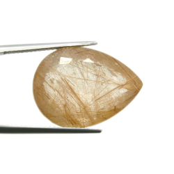 21.71ct. Rutile Quartz Pear Cut