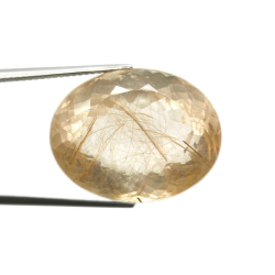 39.64ct. Rutile Quartz Oval Cut