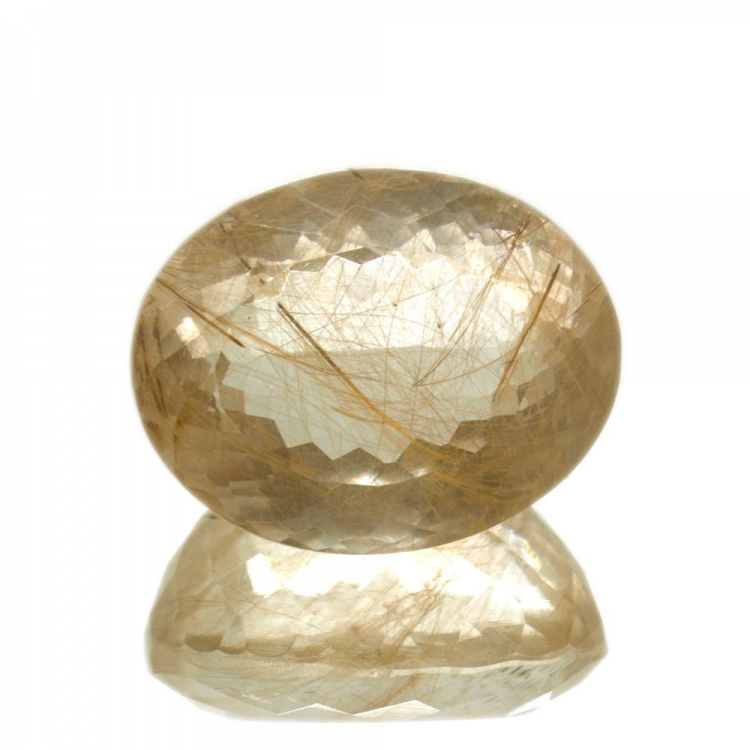 39.64ct. Rutile Quartz Oval Cut