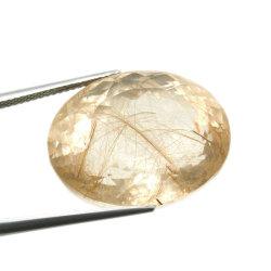 39.64ct. Rutile Quartz Oval Cut