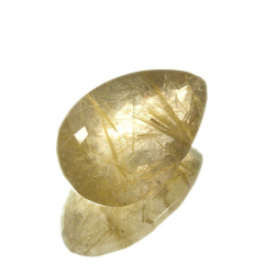 42.65ct. Rutile Quartz Pear Cut