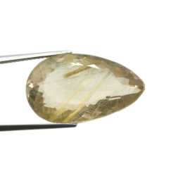 26.39ct. Rutile Quartz Pear Cut