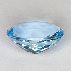 4.02ct Blauer Topas ovalschliff 10.9x8.3mm