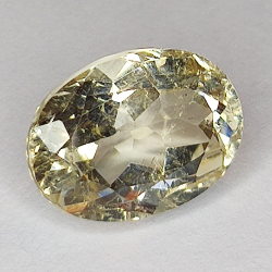 8.49ct Champagne Topaz oval cut 13.5x10.0mm