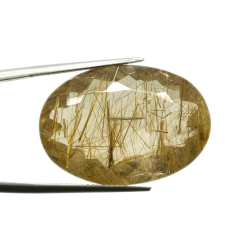 27.31ct. Rutile Quartz Oval Cut