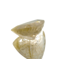 21.11ct. Rutile Quartz Trilliant Cut