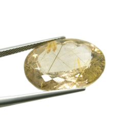 19.40ct. Rutile Quartz Oval Cut