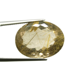 19.40ct. Rutile Quartz Oval Cut