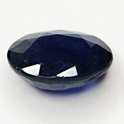 1.45ct Bleue Saphir coupe ovale 7.9x6.0mm