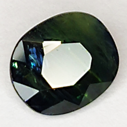 1.04ct Zafiro Azul talla oval 6.5x5.6mm