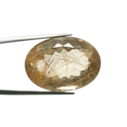 31.26ct. Rutile Quartz Oval Cut