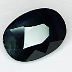 1.08ct Bleue Saphir coupe ovale 7.1x5.1mm