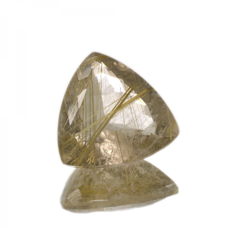 26.60ct. Rutile Quartz Trilliant Cut