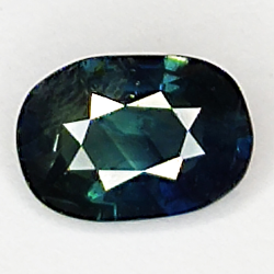 0.96ct Zaffiro blu taglio ovale 7.0x4.9mm