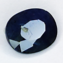 0.83ct Blauer Saphir Ovalschliff 6.0x5.0mm