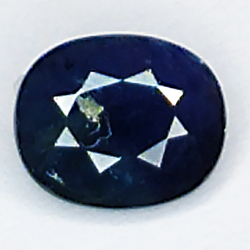 0.83ct Blauer Saphir Ovalschliff 6.0x5.0mm