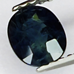 0.95ct Zafiro Azul talla oval 5.9x4.9mm