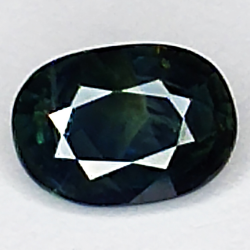 1.16ct Blauer Saphir Ovalschliff 7.1x5.1mm