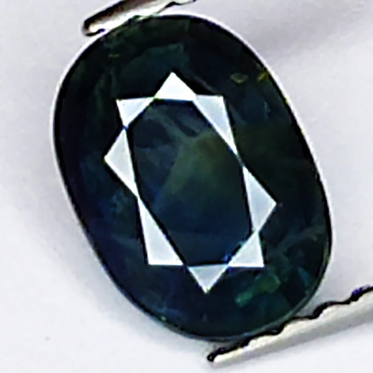 1.16ct Zafiro Azul talla oval 7.1x5.1mm