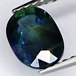 1.16ct Blauer Saphir Ovalschliff 7.1x5.1mm