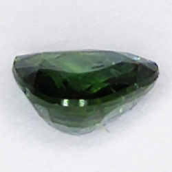 1.08ct Grüner Saphir birnenschliff 6.6x6.1mm