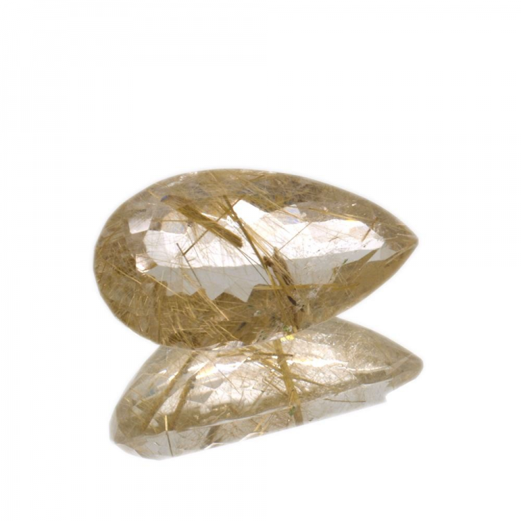 22.25ct. Rutile Quartz Pear Cut