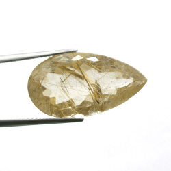 22.25ct. Rutile Quartz Pear Cut