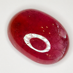 17.40ct Ruby cabochon oval 16.0x13.1mm