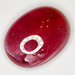 17.40ct Rubis cabochon ovale 16.0x13.1mm