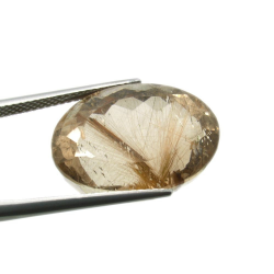 21.02ct. Rutile Quartz Oval Cut